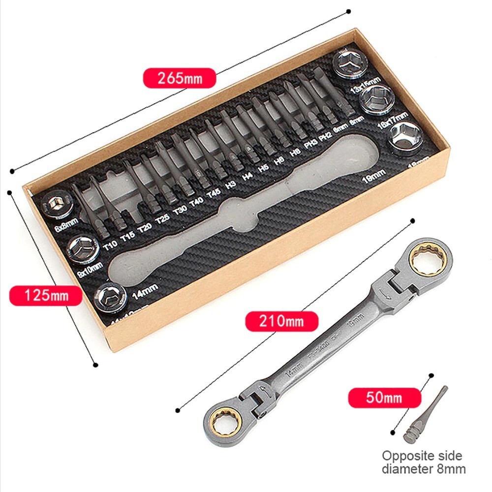 メンテナンス Sokcket wrench set MAXPOWER 32PCS 1/2