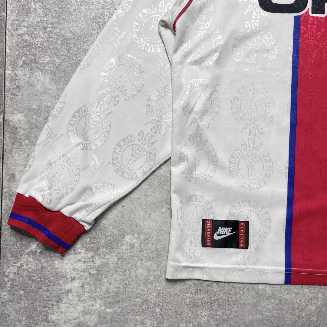 NIKE パリサンジェルマン レオナルド ユニフォーム 96-97 L UK製 NIKE パリサンジェルマン レオナルド ユニフォーム 96-97 L UK製