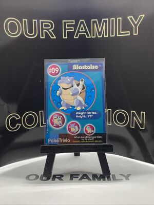 Blastoise #09 Burger King Exclusive Mewtwo Strikes Back PokeTrivia