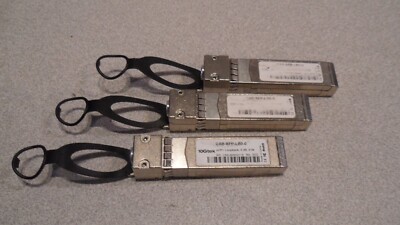 Lot of 3 10G SFP+ Loopback Module for SFP+ Port Testing 0 dB, 0 W, 10G ...