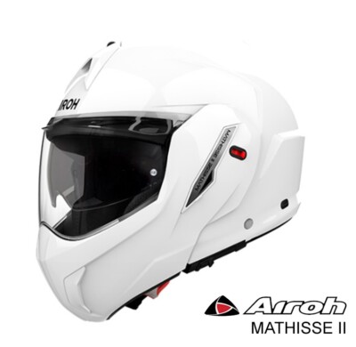 Modular Flip Up Helmet Mathisse II White Gloss ECE2206 Size M 57-58