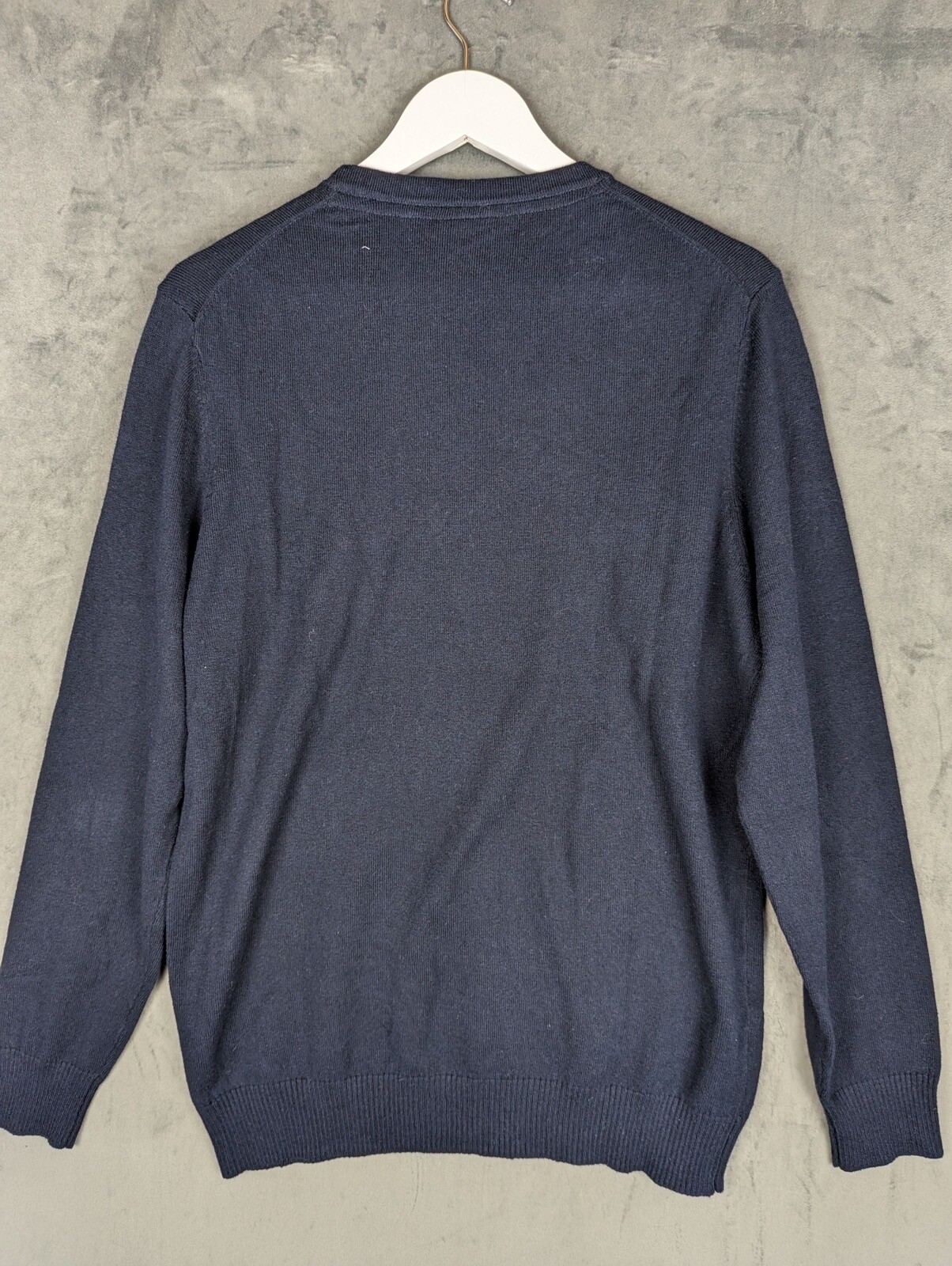 Lyle & Scott Jumper Sweatshirt Size Large Blue Long Sleeve Logo image 8