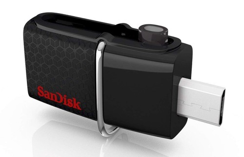 SanDisk 64GB OTG Ultra Dual Micro USB 3.0 Flash Drive SDDD2-064G for Android - Picture 3 of 5