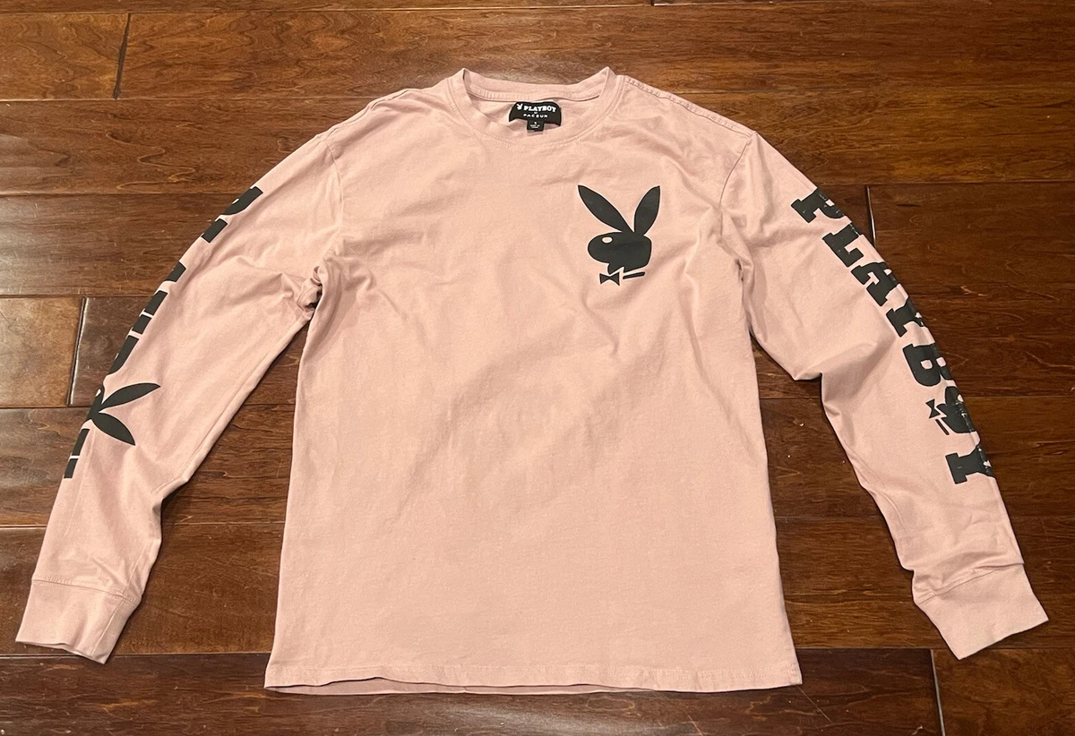 Pink playboy long sleeve shirt sale