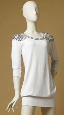 Robe femme Dress Star Chic Easy Couture blanc Taille XS ,S ,M - Photo 1/4