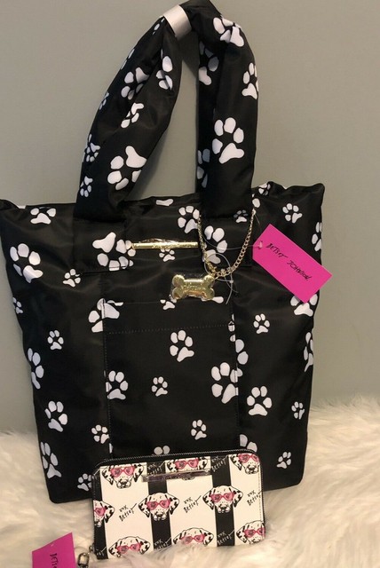 betsey johnson puppy purse
