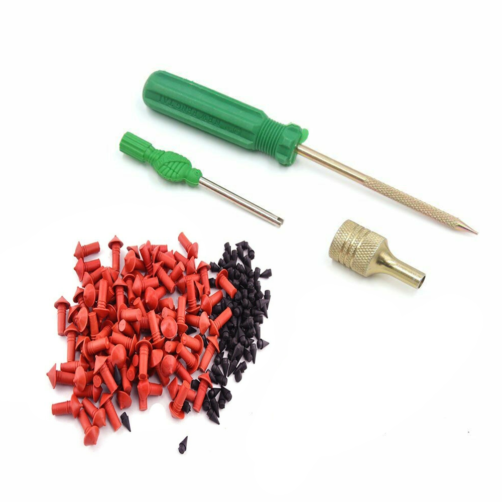 Universal Bike Tire Plugger Puncture Repair Tool Gun Mushroom Plug