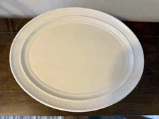 Set Of 7 Serving Platters Homer Laughlin Gothic 13.25” X 10.5”