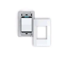 Deako DS-BS1X-WHNL-UCQ 1-Gang Quick Wire Backplate w/ 1Pole Simple Rocker Switch