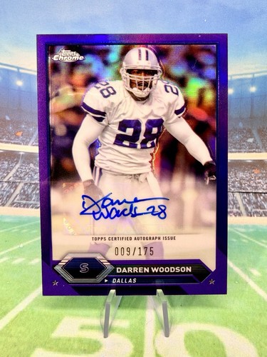 Darren Woodson #TCA-DW 2023 Topps Composite Chrome Autograph card