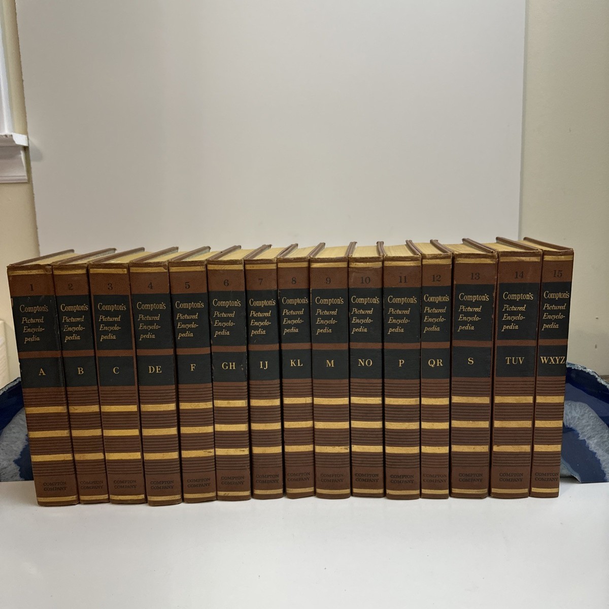 Comptons Pictured Encyclopedia 1961 Complete Set Of 15 | eBay