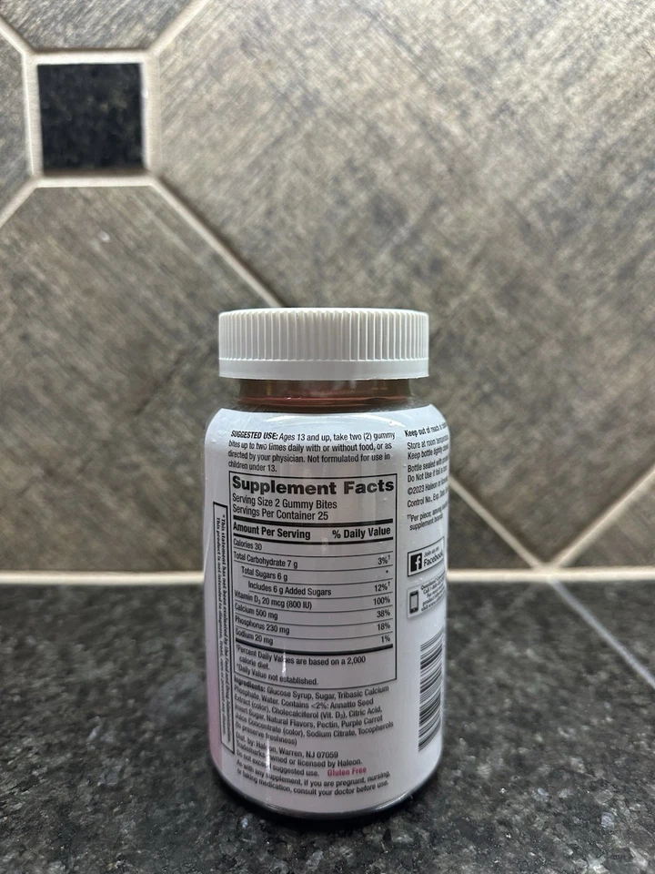 Caltrate Calcium and Vitamin D SupplementGummy Black Cherry, Strawberry, &Orange - Image 2 of 4