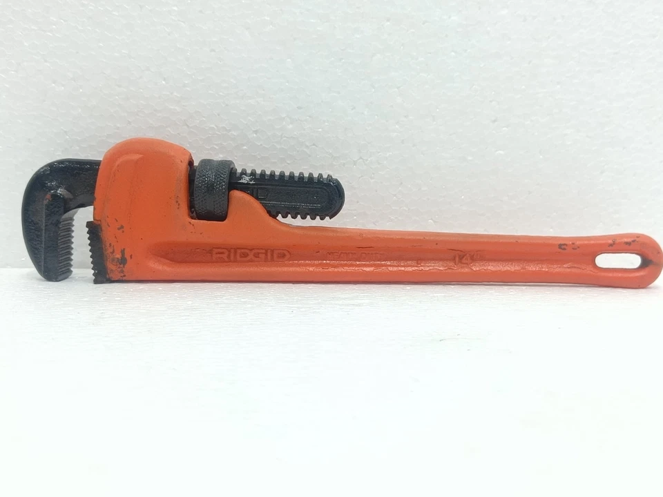 RIDGID 31020 MODEL 14 HEAVY DUTY STRAIGHT PIPE WRENCH – MADE IN USA FAST SHIP - Image 4 of 4