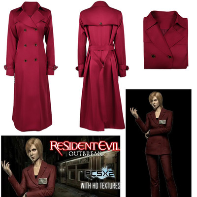 Resident Evil Requiem Alyssa Ashcroft Elisa Cosplay Costume Halloween Red Jacket
