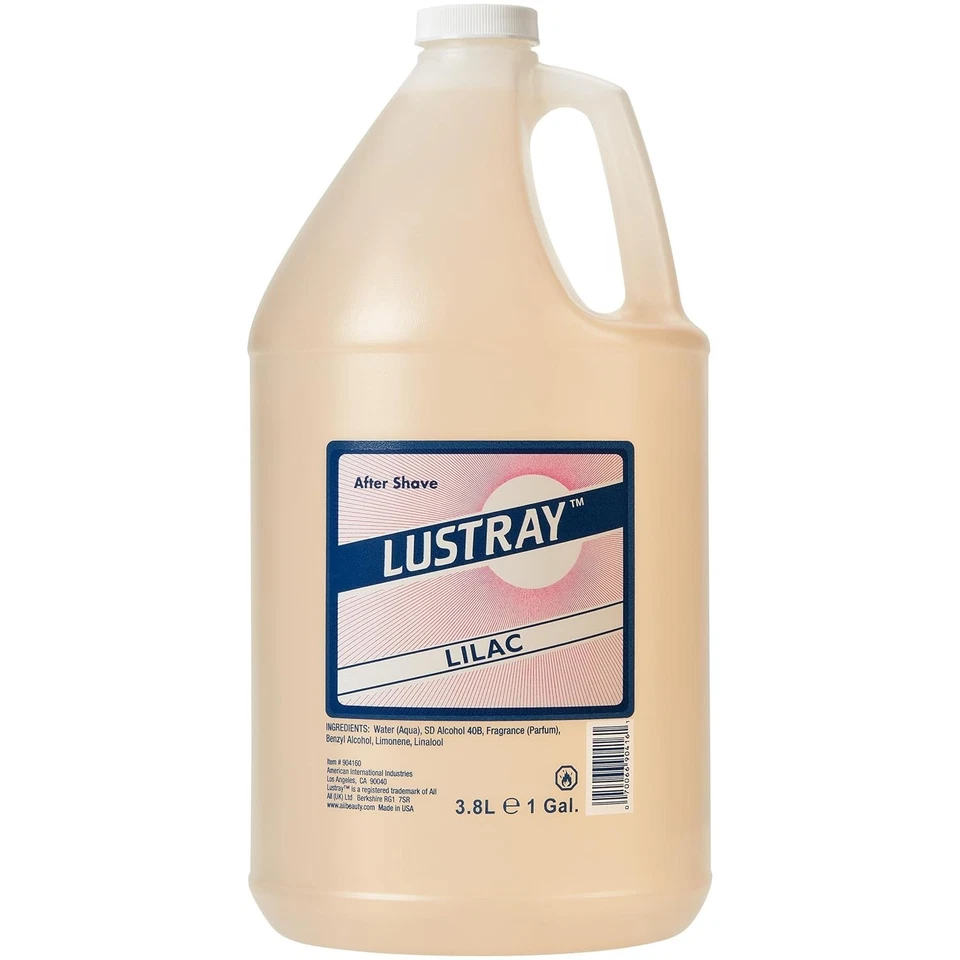 Gentle After Shave Lotion - Lustray Lilac 1 Gallon, Revitalizes & Comforts Skin - Image 3 of 4