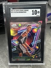 2023-24 Topps Cosmic Chrome Victor Wembanyama #151 (RC) SGC 10
