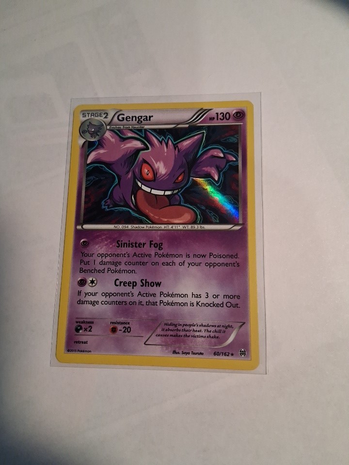 Gengar 60/162 Breakthrough Holo - Newly Pulled Mint
