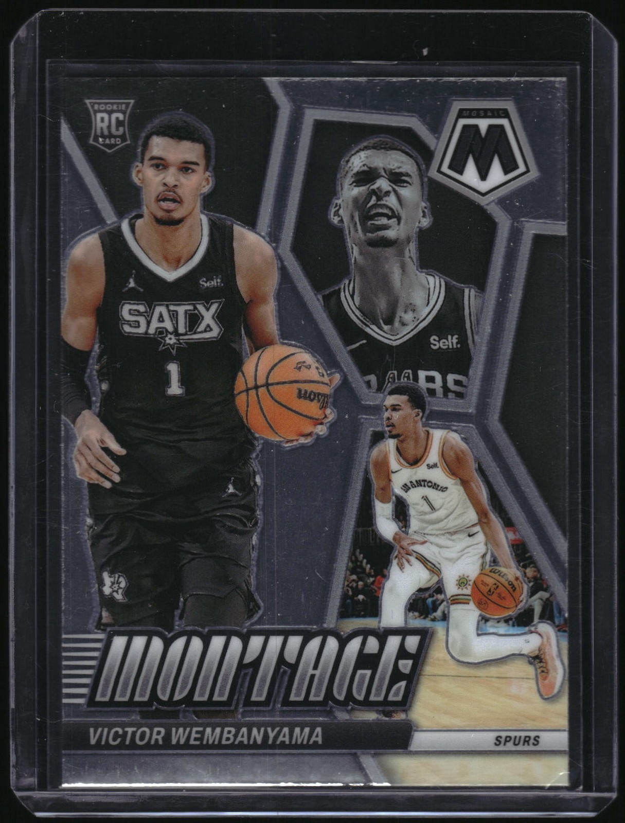 2023-24 Panini Mosaic - Montage Victor Wembanyama #7 (RC) San Antonio Spurs