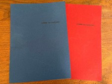 COMME des GARCONS DM Booklet Set 3pcs Red Blue Six Rare Archive JDM
