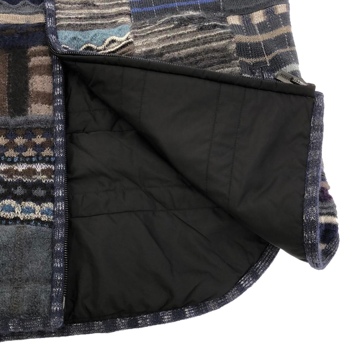 Missoni Mohair Blend Reversible Patchwork Knit Ve… - image 5