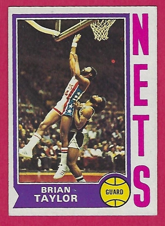 1974-75 Topps - #181 Brian Taylor - New York Nets