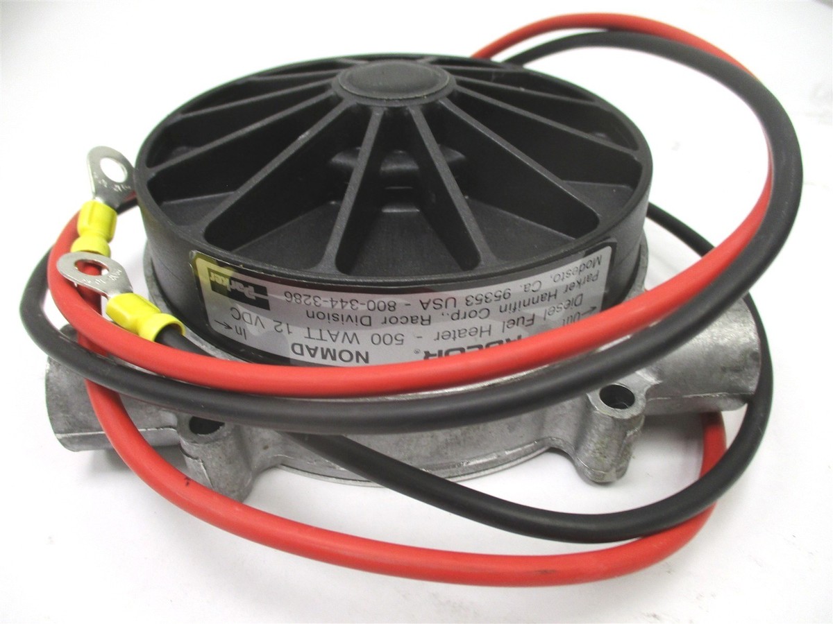 14257 RACOR PARKER NOMAD IN LINE ELECTRIC FUEL HEATER KIT 12V 500W