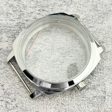 42mm Stainless Steel Watch Case Sapphire Crystal Fit 6497 ETA6498 ST36 Movement