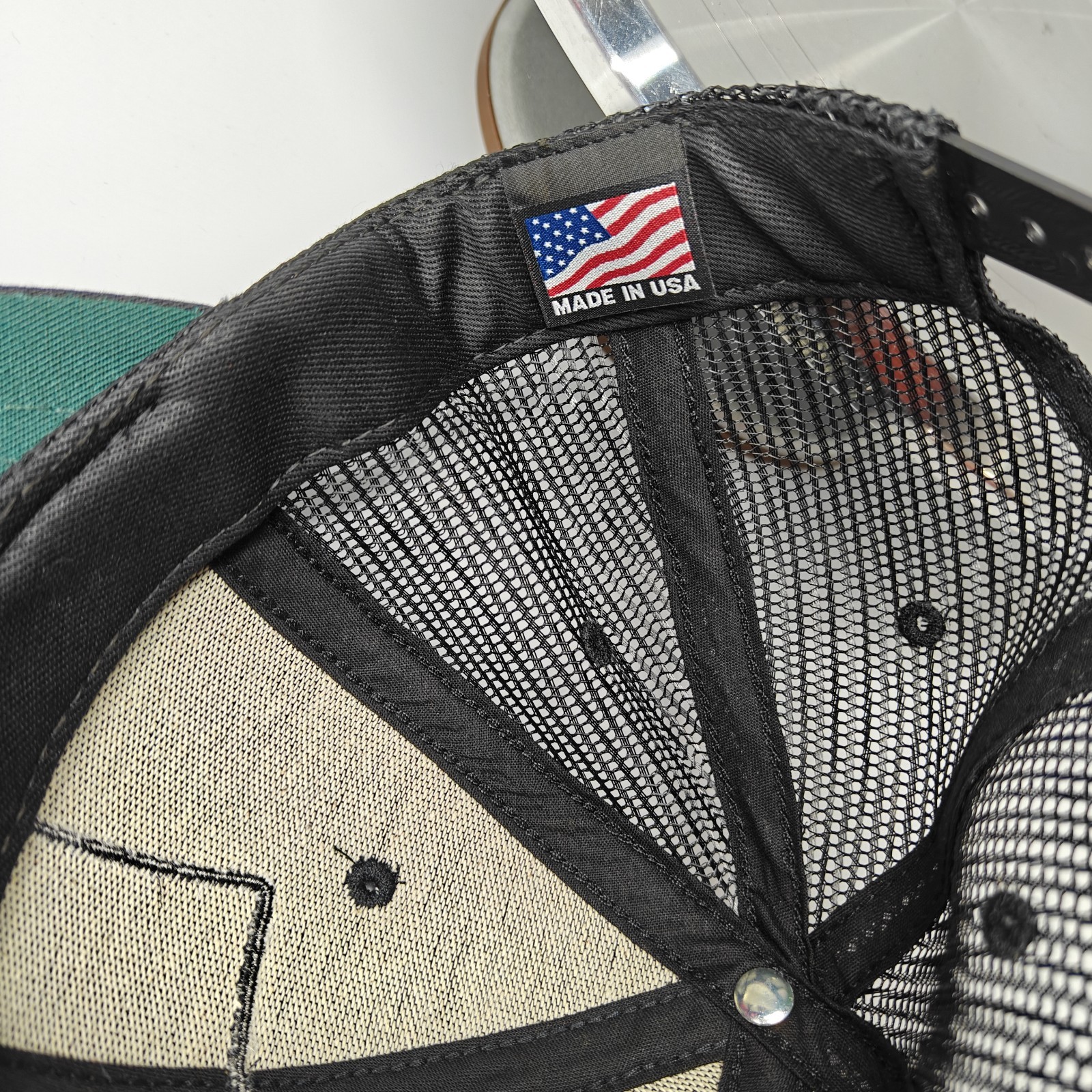 black graphic cap featuring a patch commemorating… - image 8