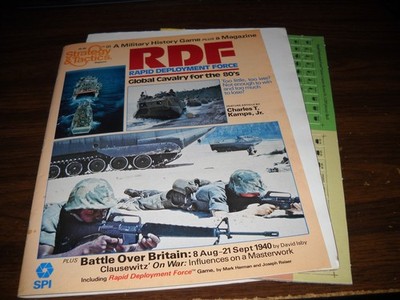 SPI: Strategy & Tactics: 91: RDF: Rapid Deployment Force: Unpunched