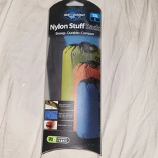 NEW SEA TO SUMMIT 15L (8.5"X 17) LARGE STUFF SACK Blue 70D Waterproof