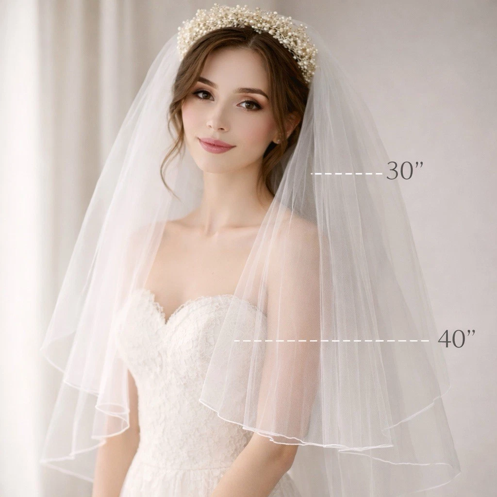 David’s Bridal Veil, Brand New, Never Worn David main image 4