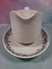 Vintage 1973 ROYAL DOULTON  Made in England SHERWOOD Gravy Boat & Underplate — photo 5