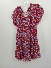 Pre-Owned Anthropologie Ivory Size Small Knee Length Short Sleeve Dress