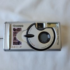 Canon PowerShot A200 2MP Silver Digital Camera Tested & Working