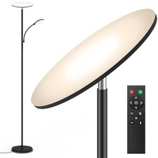 Floor Lamps for Living Room, 44W/4500LM Super Bright 2 in 1 LED Floor Black 44W