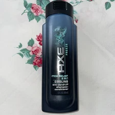 Axe FREEZE Anti-Dandruff 2 in 1 Shampoo Conditioner Pyrithione Zinc12oz NOS READ