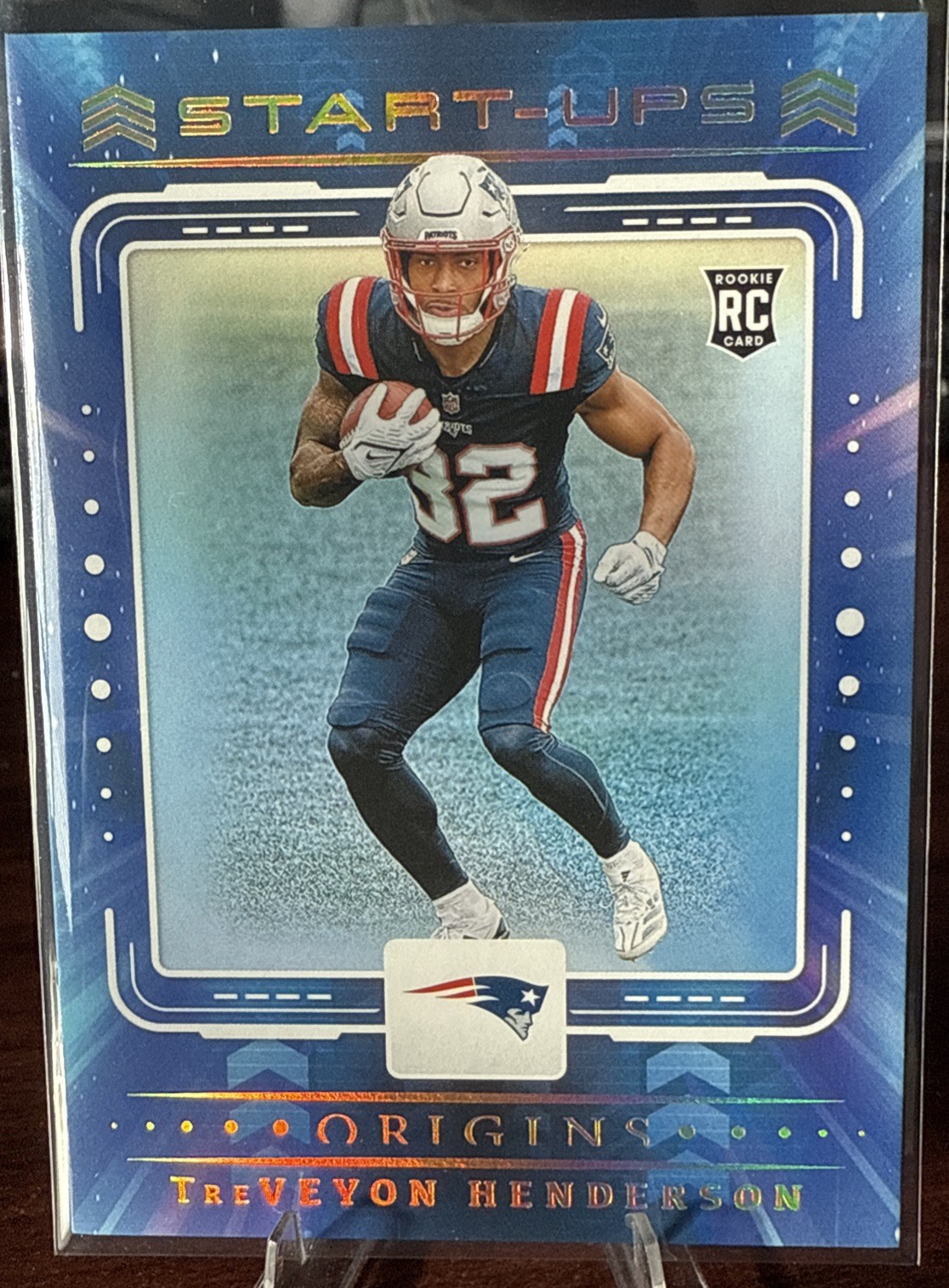 2025 Panini Origins - TreVeyon Henderson StartUps #18 New England Patriots 🔥🏈