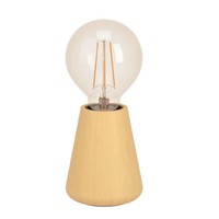 Eglo Tischleuchte Asby Hellbraun 10 X 8,5 Cm E27 Lampen