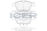 Bremsbelagsatz Vorne Ate-System FüR Ford Galaxy II WA6 MK VAN Ab 06-> 8660000753