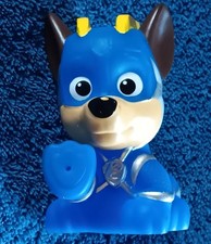 Nickelodeon Paw Patrol CHASE Mighty Pups Charged Up Bath Squirter Toy NICE