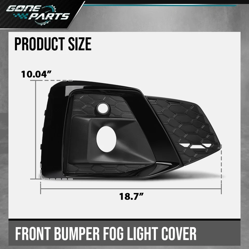 Fit For 2020-2023 Audi A5 S5 Sportback Fog Light Cover Lamp Trim Left&Right side - Imagem 4 de 4