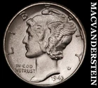 1943 Silver Mercury Dime-Choice Gem BU +++ Lustrous No Reserve #i5791