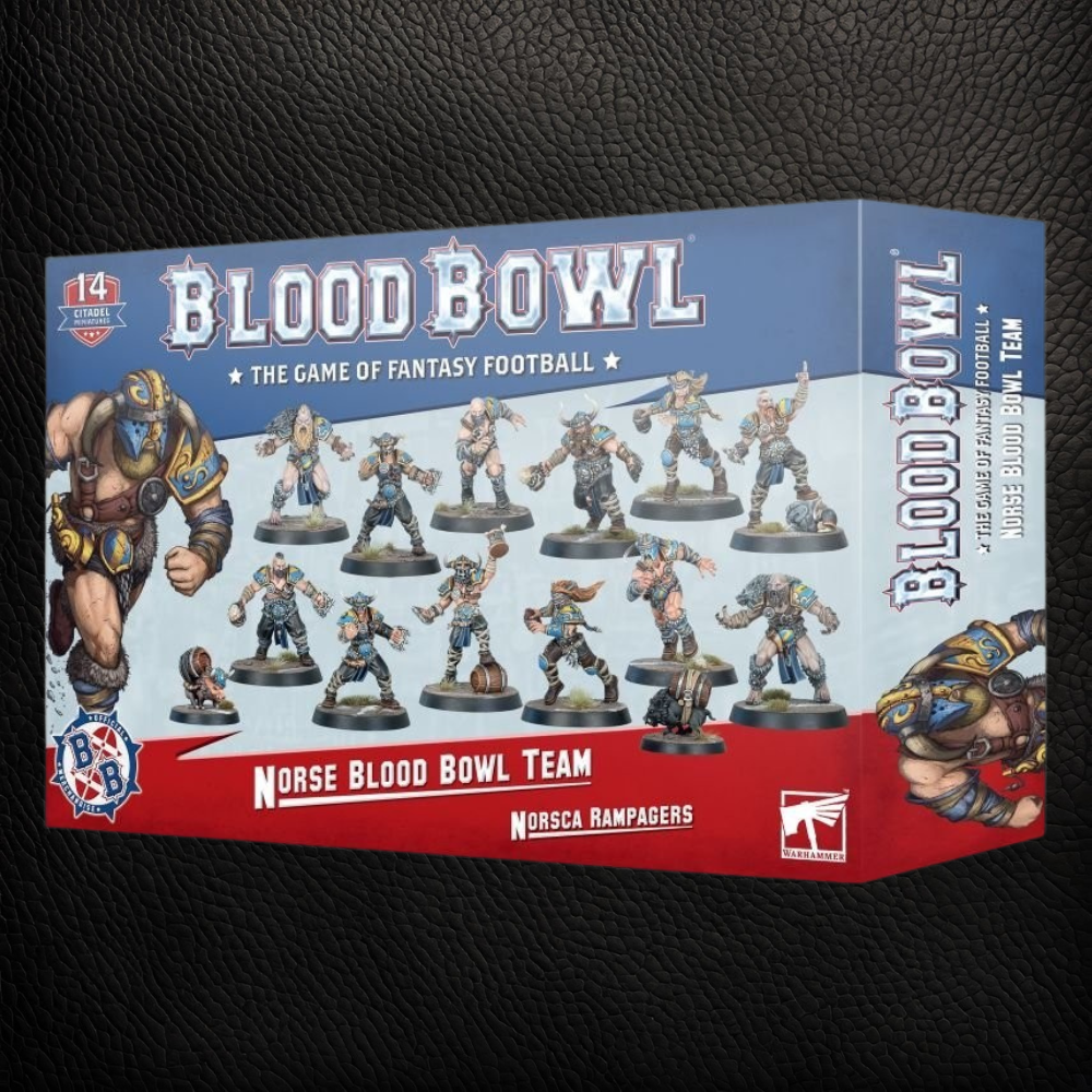 BLOOD BOWL NORSE TEAM squadra Norsca Rampagers miniature Games Workshop SEALED