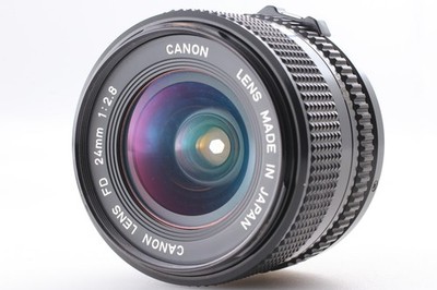 [Exc+5] Canon New FD NFD 24mm f2.8 Wide Angle MF Prime Lens From JAPAN