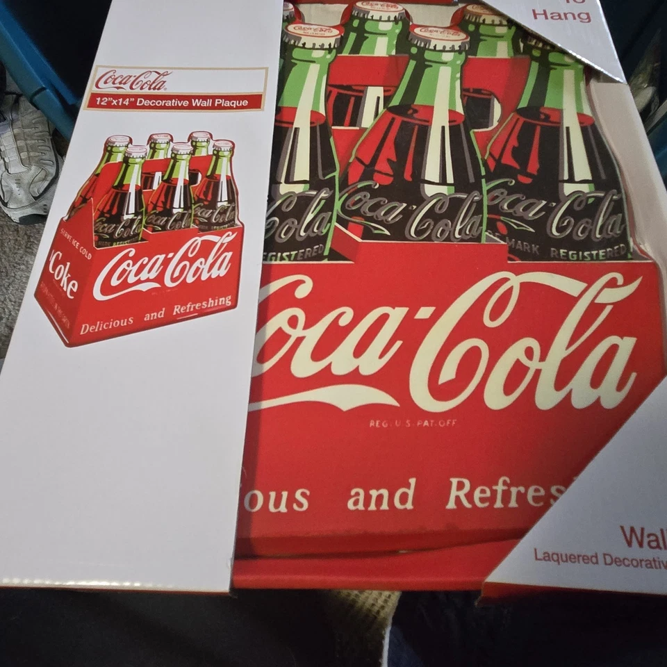Coca Cola Decorative Wall Sign 12'x14' - Image 2 of 2