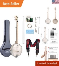Complete 5-String Banjo Kit - Maple Construction, Remo Head  Tuner Included