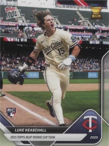 2025 Topps Holiday - #H189 Luke Keaschall RC Holiday Lights (Tin