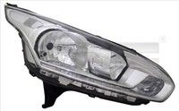 Tyc Halogen Scheinwerfer Rechts FüR Ford Transit Connect Tourneo 0-14785-25-2