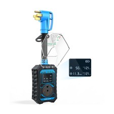 RV Surge Protector 50 Amp Smart RV Circuit Analyzer With LED Real-time Displa...