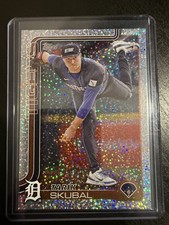 2025 Topps Series 1 Celebration Tarik Skubal #71 Confetti Foil Exclusive Tigers